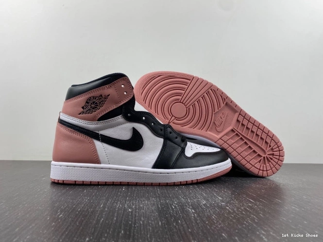 1st Kicks Shoes Nrg Retro Jordan Air Pink Og 1 861428-101 Rust High 0721